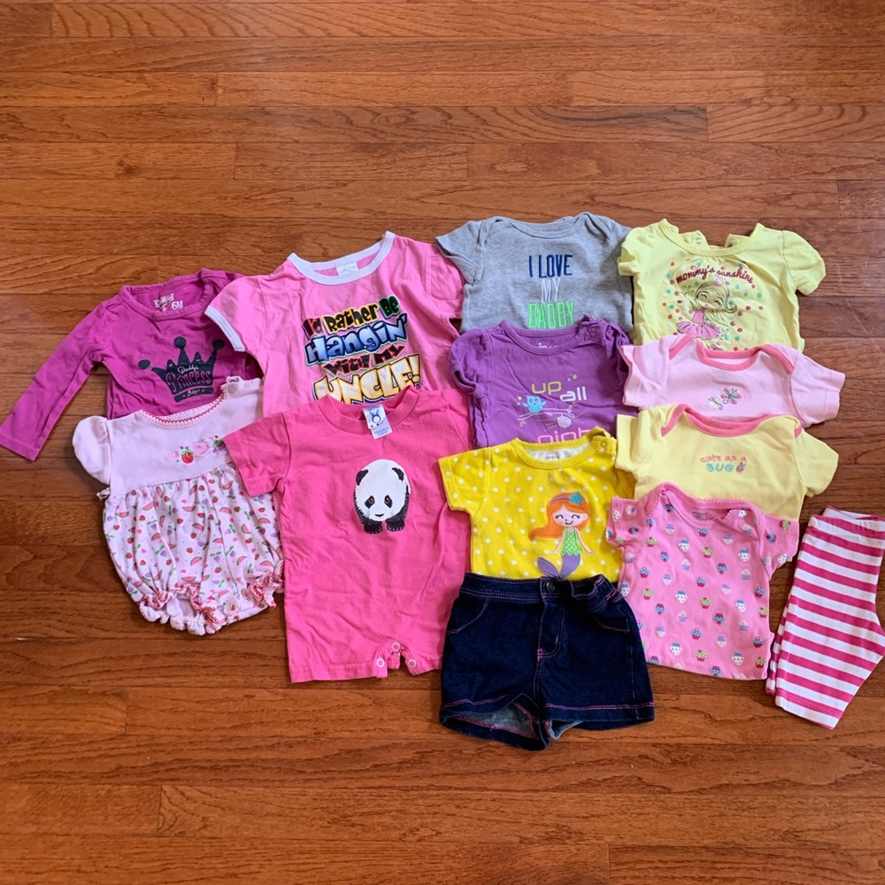 Summer baby girl bundle 6 months